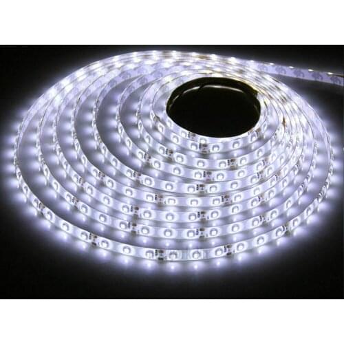 5M Waterproof/No Waterproof LED Strip 3528 SMD 12V flexible light 60 led/m Warm White/Cool White/ Red/Blue/Green 300 LED strip