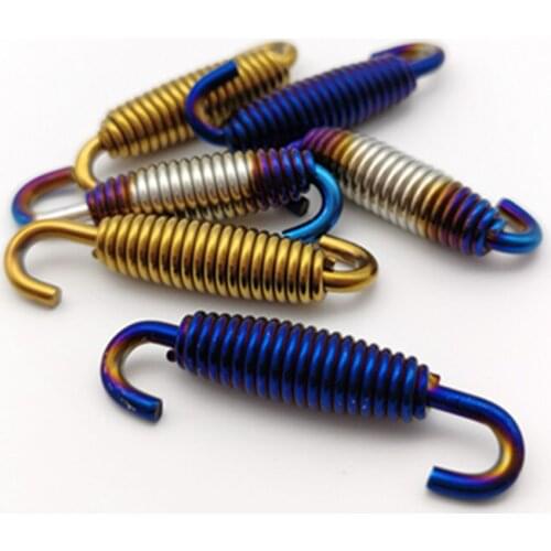 Motorcycle Exhaust Spring Burning Titanium Stainless Steel