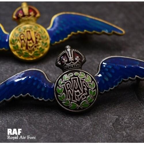 Top Quality British UK RAF Royal Air Force Medal Wings Brooch Aviator Badge Pin Souvenir Gift