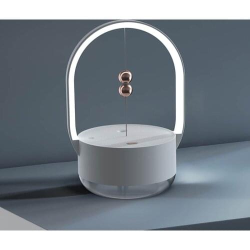 Chargeable Humidifier Creative Magnetic Ball Fragrance Diffuser Multifunctional Night Light Bedroom Table Lamp Decoration 350ml