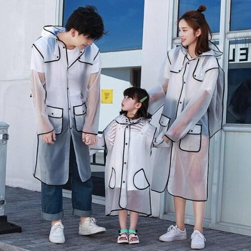 Women Long Raincoat Thick Travel Polymorph Adult Rain Coat Poncho Waterproof Impermeable Chubasquero Mujer Rain Gear DK50RC