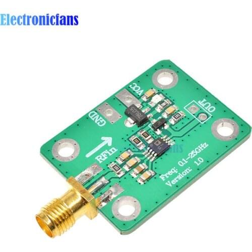 0.1 - 2.5GHz RF Power Meter Logarithmic Detector Power Detection DH Detectoration Assortment 7-15V for RF Signal Power Detection