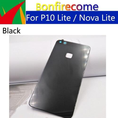 10Pcs\lot For Huawei P10 Lite Back Glass Battery Cover Rear Door Housing Cover Case For Nova Lite Chassis Shell replacement