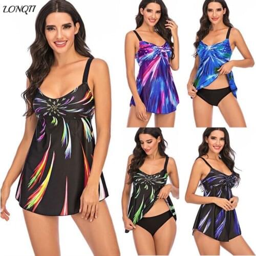 2021 Summer women Swimsuit Sexy two Pieces Bikini купальник bikini Set ladies Beachwear Big size breathe Printing swim Suit