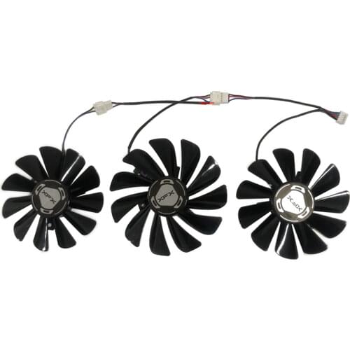 3Pcs/Set DIY FDC10U12S9-C Graphics Card Fan GPU VGA Cooler For XFX RX 5700 XT RX5700XT Video Cards Cooling