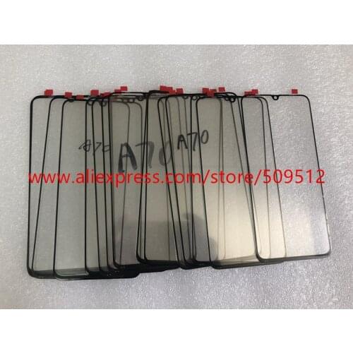 5pcs/lot Aquality Front Outer Glass For Samsung A10 A20 A30 A40 A50 A60 A70 A80 A90 Front Glass Replacement