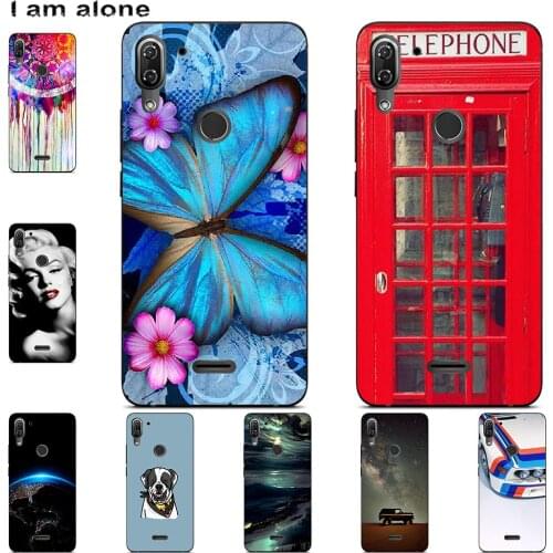 I am alone Phone Case For Wiko View 2 2 GO 2 Plus 2 Pro 2018 Bags Fashion Color Cartoon Printed Paint Mobile