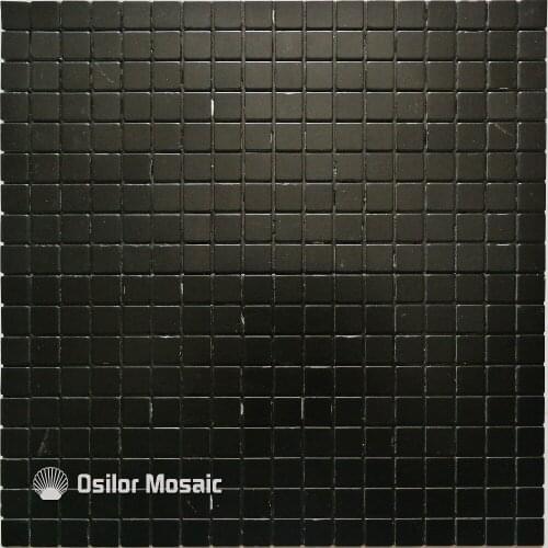 Black metal mosaic aluminum plastic plate mosaic tiles for kitchen backsplash decoration tiles 2 square meters per lot M005