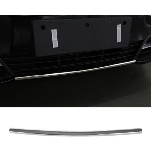 For -BMW 5 Series F10 2014-2017 Front Bumper Frame Cover Trim Car Front Bumper Lip Refit Decorate