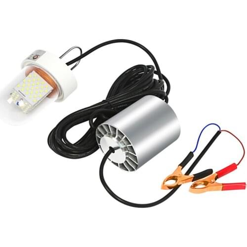China Factory Fishing Bait and Tackle 12VDC 24VDC Battery Charge 60W Underwater LED Fishing Light