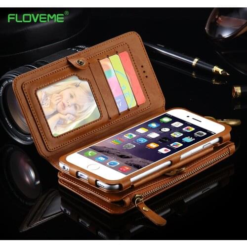2021 New Leather Wallet Cases For iPhone 12 12 Pro Max 12 Mini 11 11 Pro XR X XS Max 8 7 6 6S Plus Case Retro Protective Cover