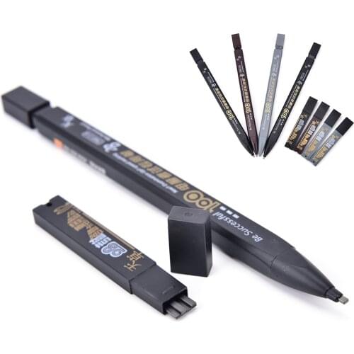 2B Set Mechanical Pencil Drawing Black Color Automatic Office Supplies Writing Supplies Pencils