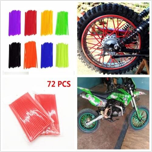 New Motorcycle Pit dirt bike Wheel Spoke Cover Rim Protector Wrap for SUZUKI DRZ400E DRZ400S SM DR250R DJEBEL250XC