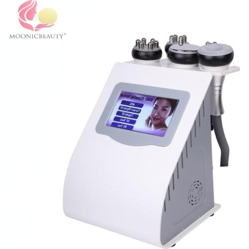 NEW 5 in 1 Vacuum Lipo Ultrasonic Cavitation Radio Frequency Multipolar RF Body Slimming Machine Skin Lifting Tighten Anti-wrink