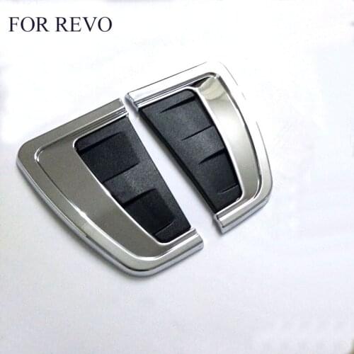 Fit for 2016 toyota hilux revo accessories chrome decorative trim hood for wheel arch fit for toyota hilux 2016+decorative parts
