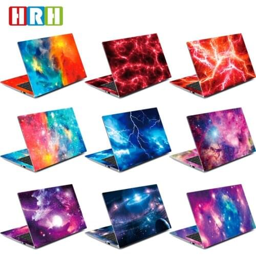 HRH 2 in 1 Starry sky Design Laptop Skin Decal DIY Stickers Guard 11/12/13/14/15/16 inch for MacBook for HP for Dell for Lenovo