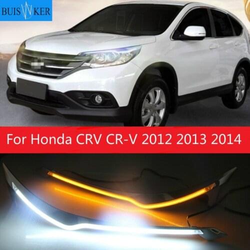 LED DRL Daytime Running Light Daylight Turn Signal Lamp Car Styling for Honda CRV CR-V 2012 2013 2014