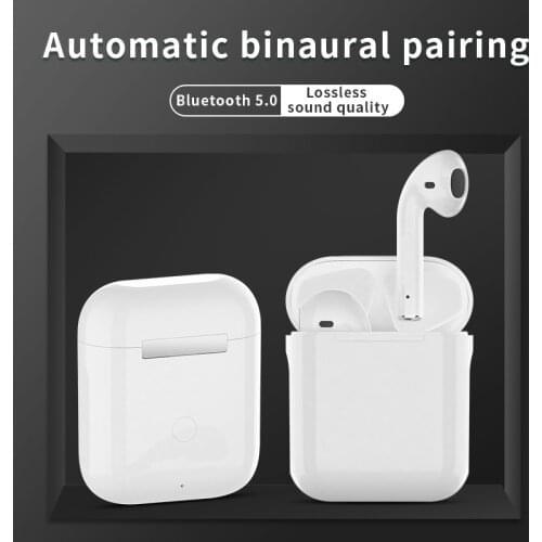 TWS12 Bluetooth Earphone Wireless Headphones Air Earbuds Sport Handsfree Headset With Charging Box For Apple Xiaomi Android
