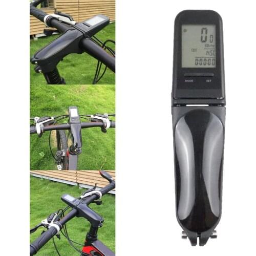 Bicycle Speedometer Waterproof Wireless Cycle Bike Computer Bicycle Odometer with LCD Display Multi-Functions