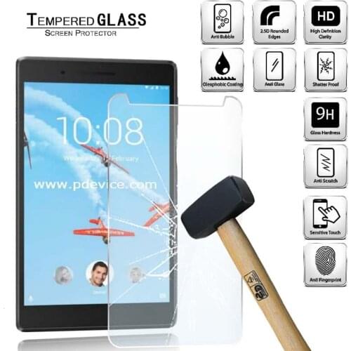 Tablet Tempered Glass Screen Protector Cover for Lenovo Tab E7 Tablet Full Coverage Anti-Scratch Explosion-Proof Screen