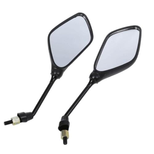 2Pcs/Pair Motorcycle Mirror Scooter E-Bike Rearview Mirrors Electrombile Back Side Convex Mirror 8mm 10mm Carbon Fiber