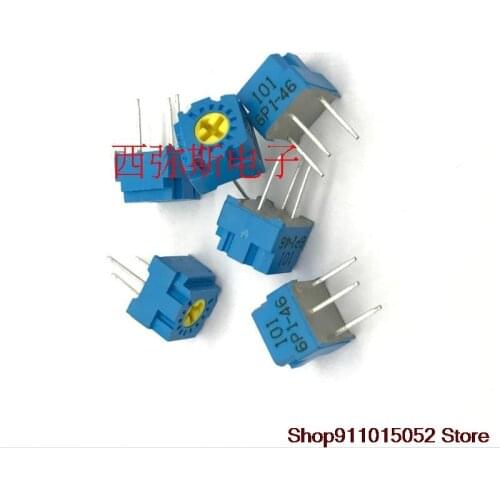 10 PCS 100% original Japan TOCOS lap precision adjustable resistance GF063P1-100 ohm B101K potentiometer