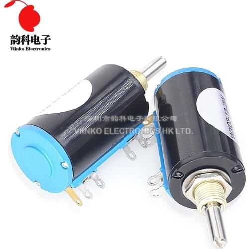 20pcs WXD3-13-2W 100 200 220 470 680 1K 2.2K 3.3K 4.7K 5.6K 6.8K 10K 22K 33K 47K 100K Ohm WXD3-13 2W Wirewound Potentiometer