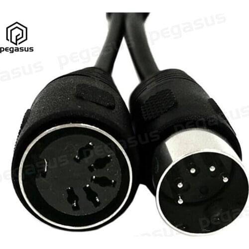 3 Meters DIN 5-Pin Male to Female Audio MIDIAT Adapter Cable For MIDI Keyboard