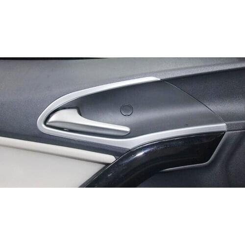 For MG GS 2015 2016 2017 ABS Matte Car inner door Bowl decoration protector frame Cover trim car accessories styling 4pcs