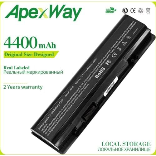 Apexway 6 cell Battery For Dell Inspiron 1410 for Vostro 1014 1014n 1015 1015n 1088 1088n A840 A860 G069H R988H F286H F287F