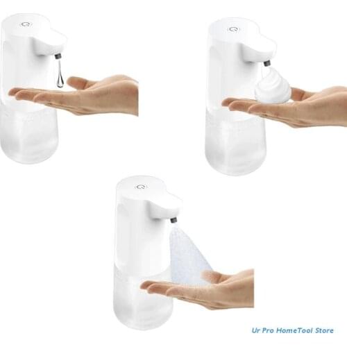 350ml Capacity Automatic Soap Dispenser Infrared Technology Hand Soap Dispenser Rechargeable Soap Dispenser Convenient M17E