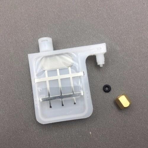 10X Ink damper dx5 with connector for Mutoh valuejet 1604 1604E 1604W 1608 2606 VJ1604 VJ1604E RJ900 printer dumper filter 4*3mm