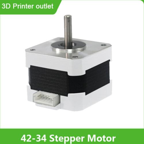 Aibecy 3D Printer Parts 42-34 Stepper Motor 2 Phase 1.8 Degree Step Angle 0.4N.M 0.8A Step Motor for Creality 3D CR-10S Ender 3