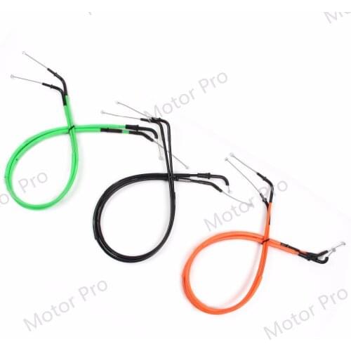 Throttle Cable For Kawasaki Z800 2013 2014 2015 Stainless Wire Line Rubber Motorcycle Replacement Accessories Z 800 13 14 15