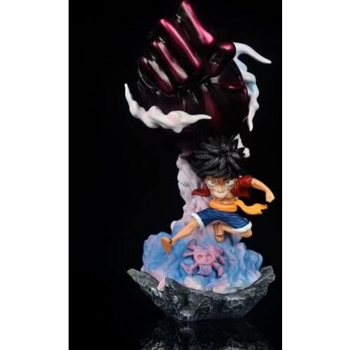 Anime Figure O.n.e.P.i.e.c.e GK Third Gear Big Hand Luffy Scene Statue Figurine Boxed Figure