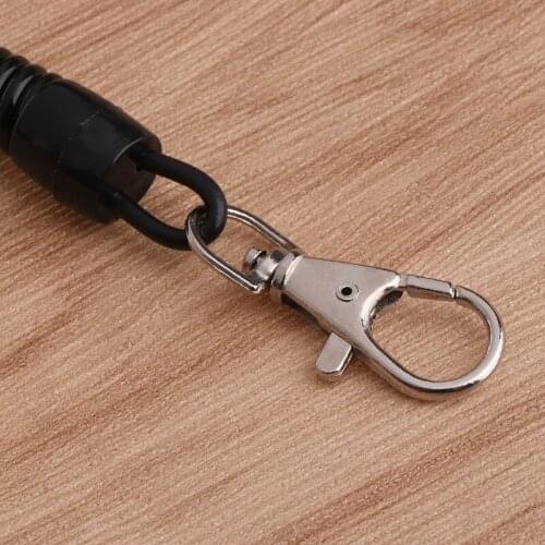 K1KD Spring Elastic Retractable Rope Hiking Camping Phone Antilost Key Chain