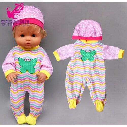 16 inch baby doll clothes rompers hat Fit 40cm Doll Nenuco Ropa y su Hermanita toys wears
