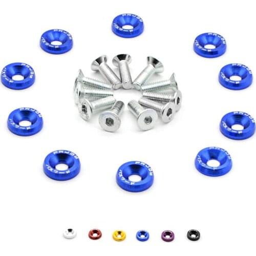 Aluminum Fender Washers kit 1set=10pcs washers and bolt FS-JDM04