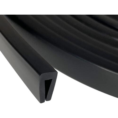 1meter U Channel Rubber Edge Moulding Trim Weather Strip Car Door Protector Edge Guard Rubber Sealing