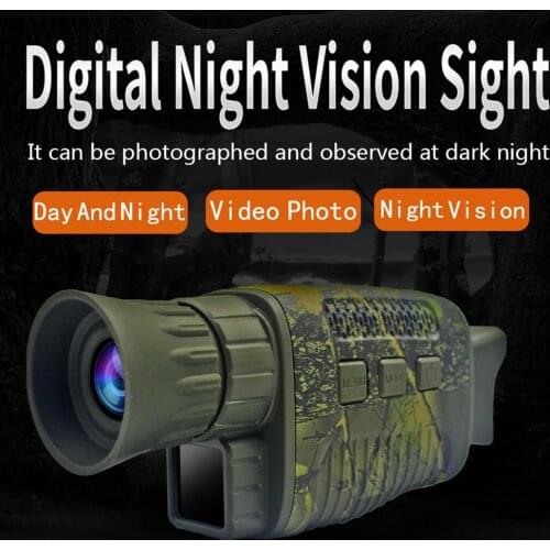 1.5 Inch 1080P Digital Monocular Night Vision Scope IR Sensor Portable Loop Recording Night Vision Camera Telescope For Camping