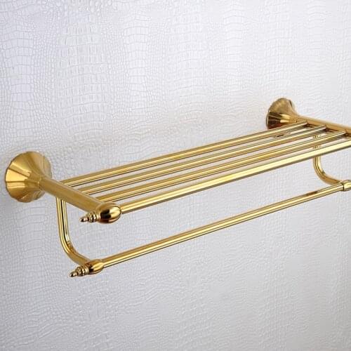 Bathroom Accessories Set, Brass Gold Paper Holder,Towel Bar,Soap Dish,Towel Rack,Toilet Brush Holder, Bathroom Hardware set