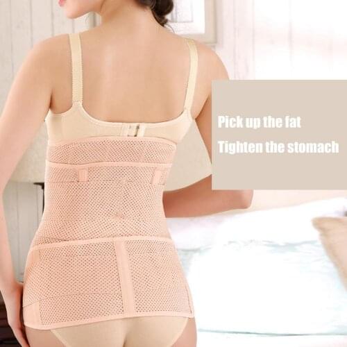 New 3in1 Belly/Abdomen/Pelvis Postpartum Belt Body Recovery Shapewear Waist Cincher Belly Bands Pregnancy Maternity Clothing
