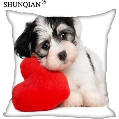 New Arrive Custom Dog Valentines Day gift Pillowcase 40x40cm 45x45cm 60x60cm more size double sides print Home Hot Pillow Cases