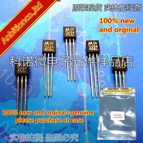10pcs 100% new and orginal 2N5484 TO-92 JFET VHF/UHF Amplifiers in stock