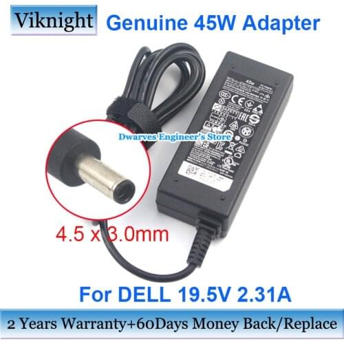 Genuine DA45NM140 19.5V 2.31A 45W Laptop AC Adapter For Dell Inspiron 11 3000 15 7000 DA45NM140 LA45NM140 04H6VH 044PV8 03RG0T
