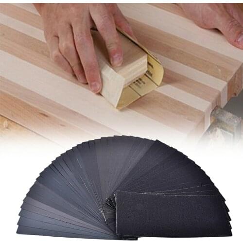 42Pcs Grit Sandpaper for Woodden Furniture Finishing Metal Sanding Automotive Polishing Wet Dry Sandpaper Car Repair Tool