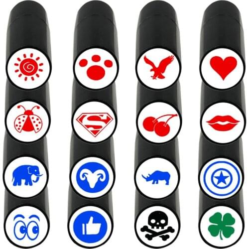 1 pcs golf ball stamps Colorfast Quick-dry Long Lasting Stamper Balls Marker Impression Seal Gift Golf Accessories