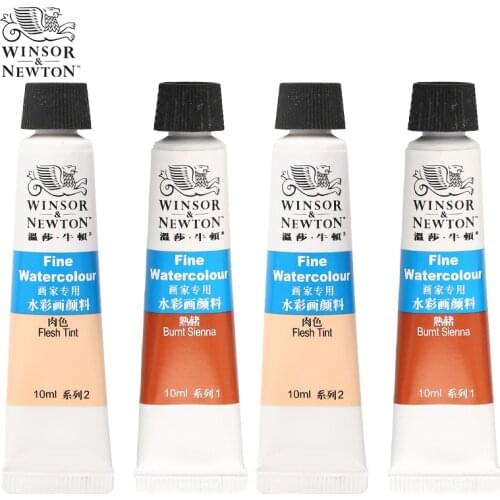 Winsor & Newton 10ml Skin Color Watercolor Paint Tube Student Watercolour Aquarelle For Painting Art Supplies