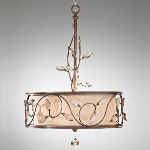 Pendant Light vintage Loft American country iron industrial Crystal pendant lights for coffee bar restarurant kitchen Decor Lamp