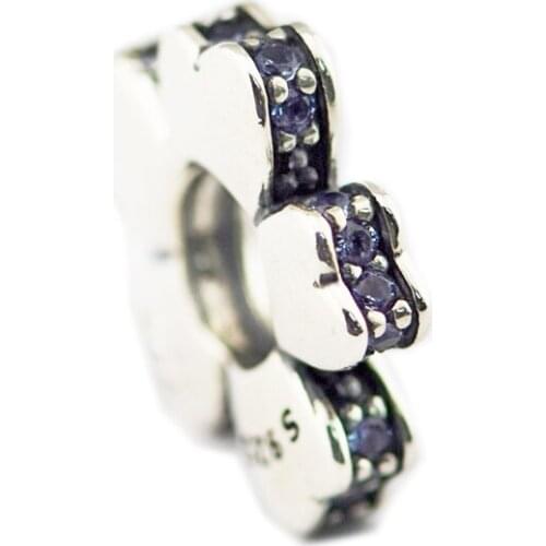 Fashion Jewelry Making Wildflower Meadow Spacer Bead Sterling Silver Beads For Woman Fits Original 925 Silver Bracelets